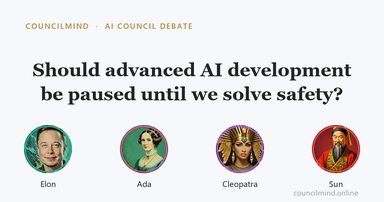Should advanced AI development be paused until we solve safety?
