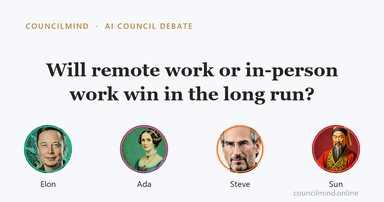 Will remote work or in-person work win in the long run?